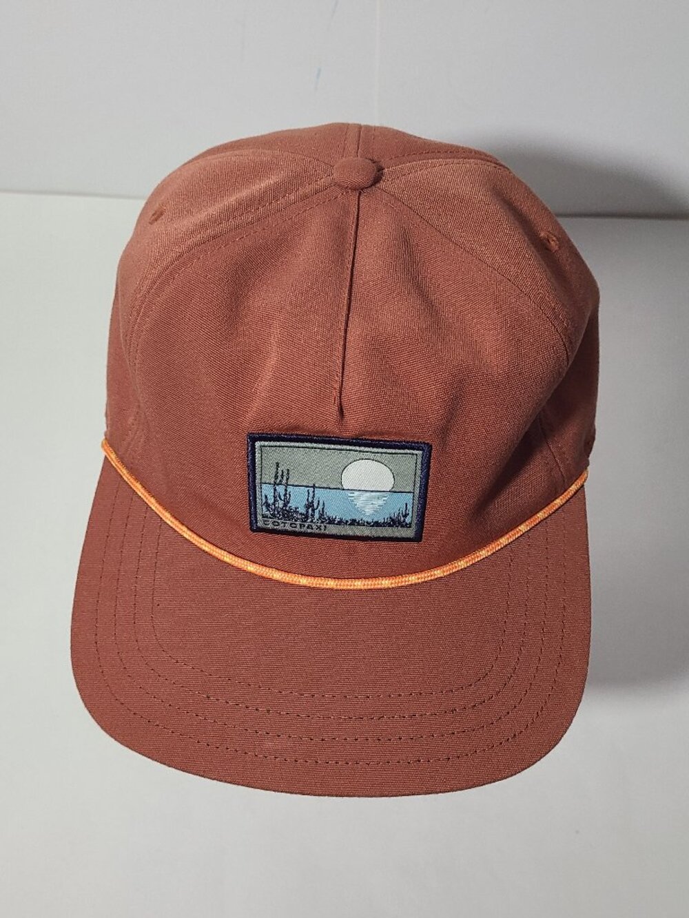 Cotopaxi Orange Patch Rope Hat/Cap EUC